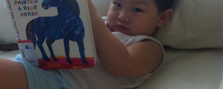 Reading To Gar At Night